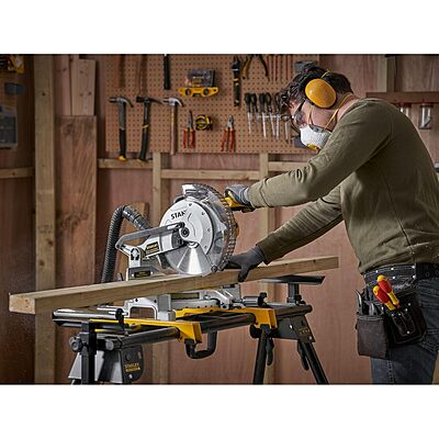Compound Miter Saw Machine, 254mm 10" 1650W SM16-IN Electric: Stanley