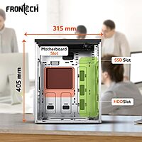 Frontech GARNET FT-4323 Mid-Tower Gaming Case RGB