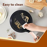 AGARO Imperial Granite Non Stick Tawa, 28 cm, Cast Aluminium Body