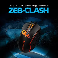Zebronics Zeb-clash RGB Gaming Mouse offers customizable RGB, ergonomic design, and precision sensor, enhancing gaming experience for performance-focused gamers.