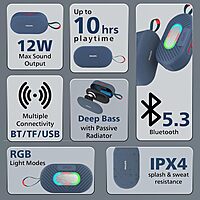 Philips TAS1400BL Portable Speaker (Blue)