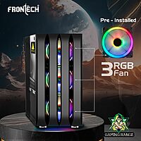 Frontech ROCK FT-4284 RGB Gaming Tower Case