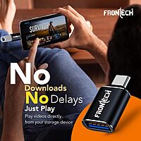 Frontech NC-0044 USB A to C Cable – Fast Data Transfer & Charging | Durable Build | Wide Compatibility