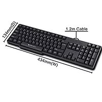 Zebronics Judwaa 750 Keyboard & Mouse Combo – Wired: Enhance your setup with this stylish combo featuring a comfortable keyboard and precise mouse, perfect for gaming and productivity. Durable design!