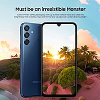 Samsung Galaxy M15 5G (Stone Grey,6GB RAM,128GB Storage)| 50MP Triple Cam| 6000mAh Battery| MediaTek Dimensity 6100+| 4 Gen. OS Upgrade & 5 Year Security Update| Super AMOLED Display| Without Charger