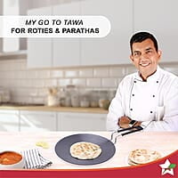 Wonderchef Taurus Hard Anodized Roti Tawa  25cm Non-Reactive and Long Lasting