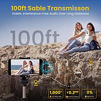 Portronics Vlogmate One is a compact AI lapel mic designed for content creators. It comes with a protective case, ensuring portability and convenience for high-quality audio recording on the go.