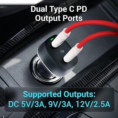 Zebronics CC60 Car Charger 60W Zebronics CC60 Car Charger 60W