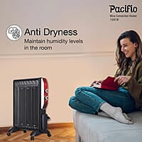 Havells Room Heater 1500W Pacifio Mica| Micathermic Technology for Rapid & Instant Heating