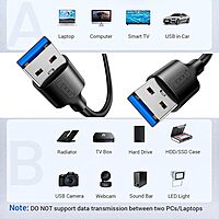 UPORT USB 3.0 Male to Male Cable 1.5M - High-speed data transfer, durable design, compatible with various devices. Ideal for connecting printers, external drives, and more. Plug and play convenience.