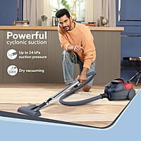 AGARO Primo Bagless Vacuum Cleaner, 1400Watts 24 kPa Suction power, 1.5L Dust Collector