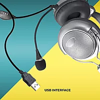Zebronics Zeb-Supreme USB Headset – With Mic: Experience superior sound quality and comfort with this stylish headset. Perfect for gaming, calls, and music. Adjustable mic for clear communication.