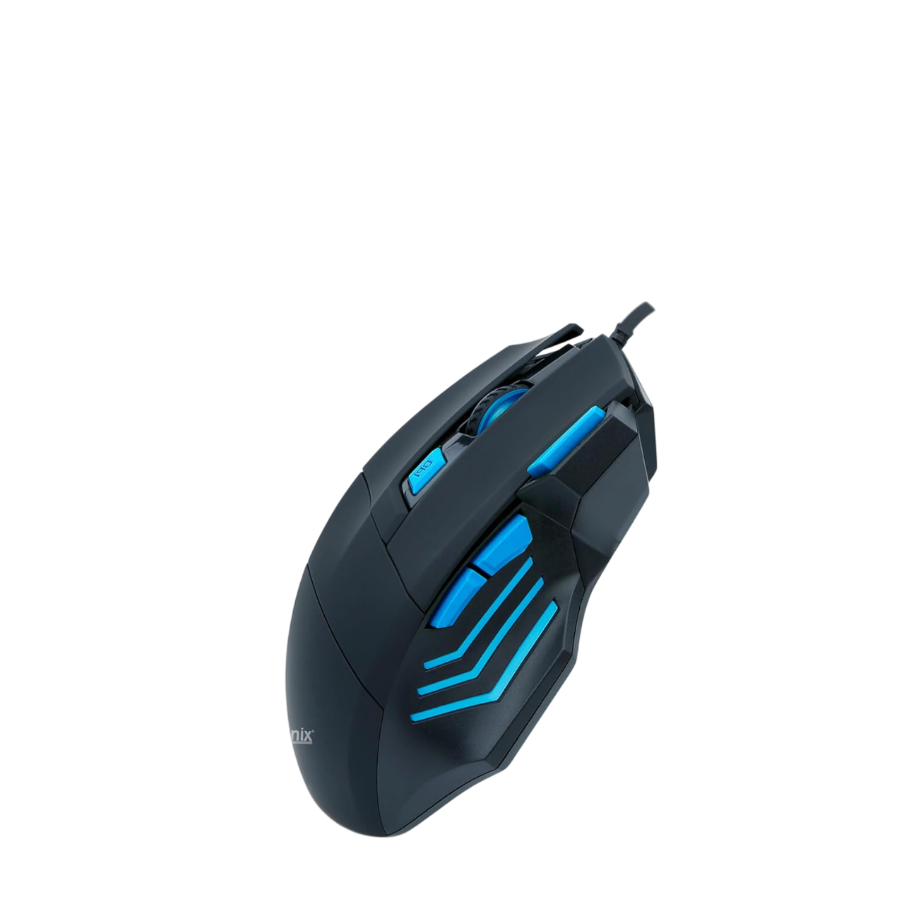 Geonix Vigor R6 Wired Gaming Mouse, 3600 DPI, Black Blue-‎RM-042
