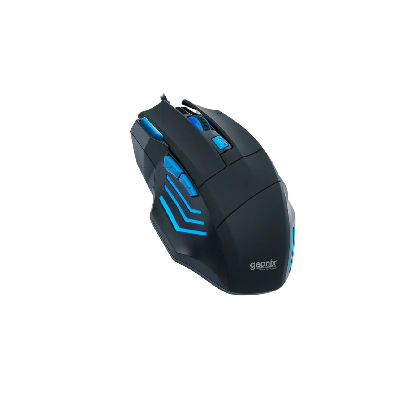 Geonix Vigor R6 Wired Gaming Mouse, 3600 DPI, Black Blue-‎RM-042