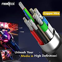 Frontech VGA Cable – Clear & Stable Video Output Cable for Reliable Connectivity