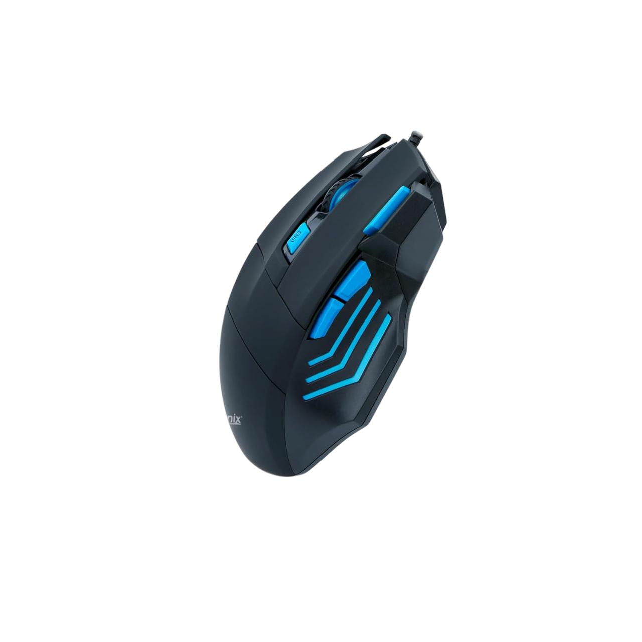 Geonix Vigor R6 Wired Gaming Mouse, 3600 DPI, Black Blue-‎RM-042