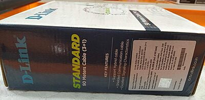 D-Link Cable 3+1 90MTR D-Link Cable 3+1 90MTR