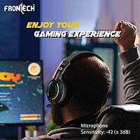 Frontech DRAGON WARRIOR KB-0038P – RGB backlit USB gaming keyboard with mechanical feel, anti-ghosting & durable build. Designed for gamers.