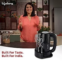 Lifelong LLHM02 300 W Regalia Plus Hand Mixer with Stand for Mixing Cake Batter and Atta