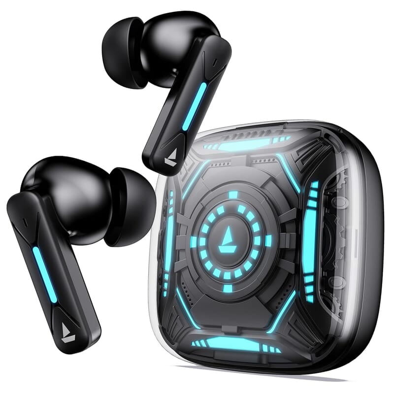 boAt Newly Launched Immortal Airspeed Pro Truly Wireless in- Ear Earbuds w/ 32dB ANC, Beast™ Mode with 40ms Latency, 40hrs Playback, 4 Mics with ENx™, Premium ID w/LEDs & ASAP™ Charge