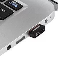 Front tech Wifi Dongle 150 Mbps Mini Wireless Network USB Wi-Fi Adapter for PC, Desktop, Laptop. Compact design, easy setup, reliable connection for seamless internet browsing and streaming.