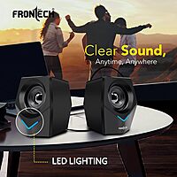 Frontech SPK-0011 delivers clear, powerful sound with a stylish design—perfect for desktops, laptops, and everyday entertainment.