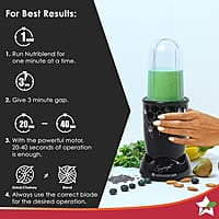 Wonderchef Nutri Blend Photon with Sipper Lid 22000 RPM, 400W  Grinder,Blender & Smoothie Maker