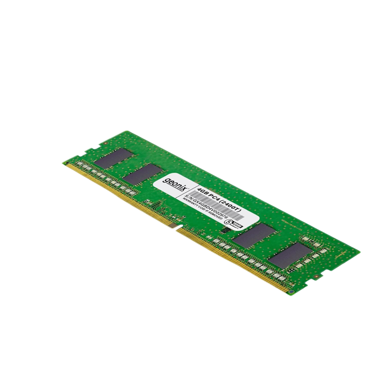 Geonix 4GB DDR4 2400T MHz RAM, (8x1) IC, 288 Pin, 5 Years Warranty, GXDRD44GB