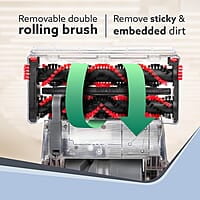 AGARO Elite Upright Wet & Dry Carpet Cleaner, 800W, 13.5 kPa Suction Pressure, 2 in 1 Handheld Carpet Spot Cleaner Machine