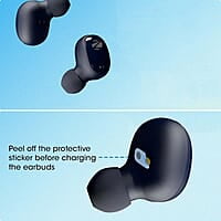 ZEBRONICS ZEB-SOUND BOMB 1 TWS Earbuds with BT5.0, Up to 12H Playback, Touch Controls, Voice Assistant, Splash Proof with Type C Portable Charging Case