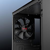 Dawg V110 M-ATX Mini Tower Case – Compact PC Cabinet | Mid Tower | Black