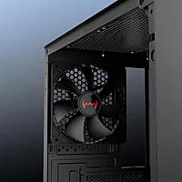 Dawg V110 White M-ATX Mini Tower Case – Compact PC Cabinet Tower Case