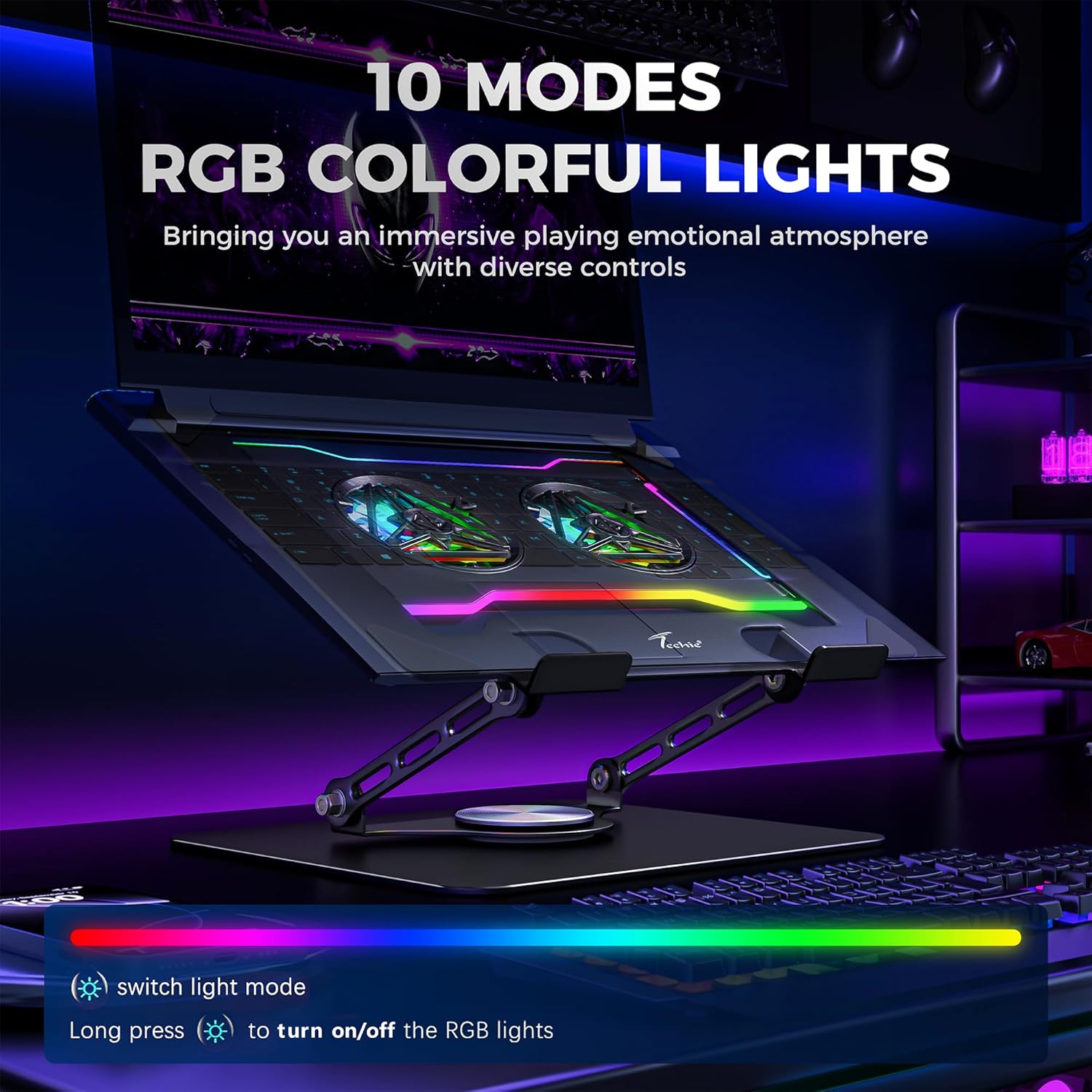 Techie Aerolift RGB Laptop Cooling Stand - TCP-LIFT