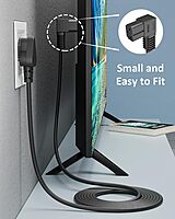 Uport 1.8M Right Angle Power Cord for Desktop, designed for tight spaces, durable construction, and optimal performance. Perfect for connecting your desktop to power outlets with ease.