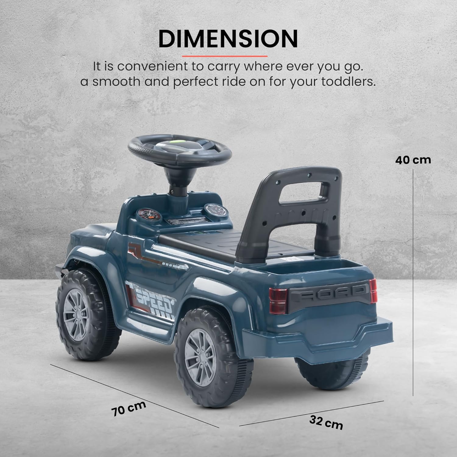 Baybee Push Ride on Baby Jeep for Kids Toys with LED Light & Storage Bin-Dark Blue Baybee Push Ride on Baby Jeep for Kids Toys with LED Light & Storage Bin-Dark Blue