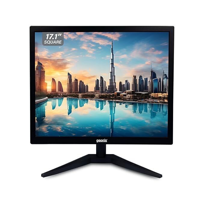 GEONIX PC Monitor VGA & HDMI 2 Years Warranty (‎GXTF-WVHDF171)
