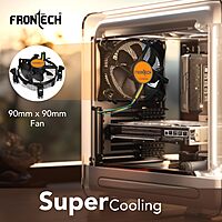 Frontech CPF-0002 – Efficient CPU fan with quiet operation, strong airflow, and durable build for reliable cooling performance.