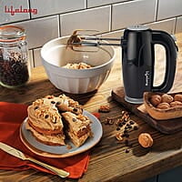 Lifelong LLHM02 300 W Regalia Plus Hand Mixer with Stand for Mixing Cake Batter and Atta