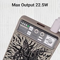 ZEBRONICS FUN MW65 Wireless Power Bank, 10000 mAh, Rapid Charge, Built-in Wireless Charging Pad, Outputs - 22.5W Wired | 15W Wireless, Type C PD, LED Indicator