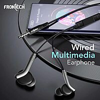 Frontech EF-0081BLK earphones offer clear sound, deep bass, and a comfortable fit—perfect for music, calls, and everyday use.