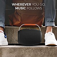 Just Corseca Sushi Bliss 30W Bluetooth Speaker – Mic & Karaoke | BT 5.4 | 12H Playtime | Black