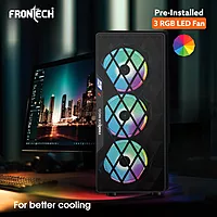 Frontech NICO FT-4357 Stylish Mid-Tower Gaming Case