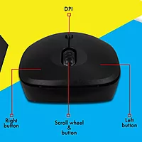 Zebronics Zeb-Bold Wireless Optical Mouse ensures seamless connectivity, precision navigation & stylish design for daily productivity.
