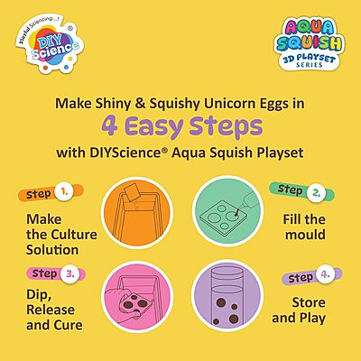 Unicorn Eggs Aqua Squish Kit