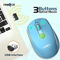 Frontech MS-0040 wired mouse offers precise tracking, ergonomic design, and smooth performance—perfect for everyday computing.