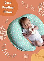 Breastfeeding & Nursing Pillow for New Moms - Green Bunny