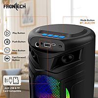 Frontech SW-0068 speaker system delivers powerful bass and crystal-clear sound—ideal for music, movies, and immersive gaming.