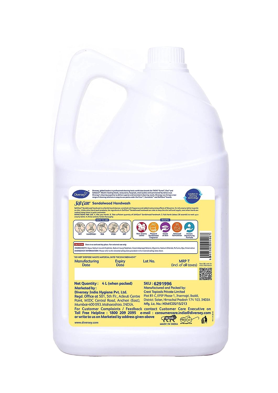Softcare Antibacterial Hand Wash 5L