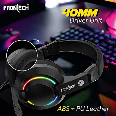 Frontech DRAGON WARRIOR KB-0038P – RGB backlit USB gaming keyboard with mechanical feel, anti-ghosting & durable build. Designed for gamers.