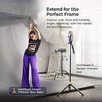 DigiTek DTR-555 SS Tripod Selfie Stick